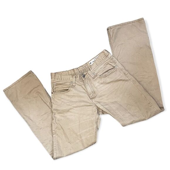 3/$25 SALE: LEE SLIM STRAIGHT LEG COMFORT SCHOOL UNIFORM PANTS TAN BOYS SIZE 18 - Picture 5 of 16